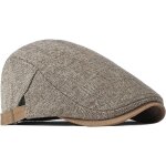 Qxer - beret homme casquette plate bret newsboy flat cap - vintage casquette souples chapeau tweed golf ...