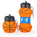 Qxer - bouteille d'eau pliable portable et pratique pour sport, gym, piscine, ecole, voyage, camping, ...