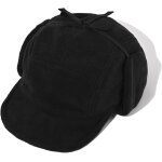 Qxer - casquette de baseball avec cache - oreilles pour homme et femme - chaude - courte - polaire - ...
