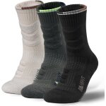 Qxer - chaussettes de randonne en mrinos chaussettes de compression anti - ampoules chaussettes de ...