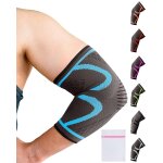 Qxer - coudiere tendinite pour homme et femmes - 1 paquet manchon coude pour epicondylite, sport, musculation ...