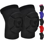 Qxer - genouillères pour le mma, kickboxing, antidérapant réglable genou pour entraînement muay thai, ... Qxer - genouillères pour le mma, kickboxing, antidérapant réglable genou pour entraînement muay thai, ...