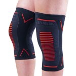 Qxer - genouillère sport de compression (x2) genou pour douleurs articulaires, blessures ligamentaires, ... Qxer - genouillère sport de compression (x2) genou pour douleurs articulaires, blessures ligamentaires, ...