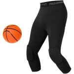 Qxer - pantalon de basket - ball avec genouillères, genouillères de basket - ball, pantalon de compression ... Qxer - pantalon de basket - ball avec genouillères, genouillères de basket - ball, pantalon de compression ...