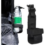 Qxer - pochette pliable en nylon pour bouteille d'eau, tactique militaire, etanche, avec cordon de serrage, ...