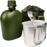 Qxer - set pour bouteille d'eau de l'armée cantine d'eau militaire kit de cantine de camping avec bouteille ... Qxer - set pour bouteille d'eau de l'armée cantine d'eau militaire kit de cantine de camping avec bouteille ...