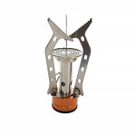 Rchaud de camping portable en alliage, fourneau de randonne pliable pour pique nique, rsistant aux ...