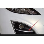 L and r garniture de couverture de phare antibrouillard pour voiture, pour mazda 6 2012 sport coup� nipseyteko ...