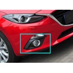 R side couverture de phare antibrouillard pour mazda 3 axela 2014 a 2016, pi�ces de carrosserie de voiture, ...
