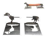Rtissoire pour chiens, outil en mtal amusant pour grillades, barbecue, saucisses, pour ftes, runions ...
