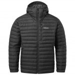 Rab - microlight alpine jacket - doudoune taille m, noir / gris