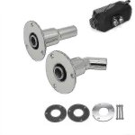 Raccord d'chappement traversant en acier inoxydable 316 (tube droit de 22 mm) pour chauffage a air diesel, ...