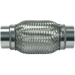 Raccord flexible echappement type b - l250 - d63. 5 - avec sorties inox soudees Raccord flexible echappement type b - l250 - d63. 5 - avec sorties inox soudees