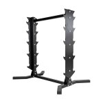 Rack de rangement en acier pour 10 halt�res longs caoutchouc