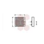 Radiateur chauffage pour bmw x3 version : toutes de 2003 a 2006