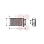 Radiateur chauffage pour fiat marea version : toutes de 1996 a 1999
