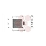 Radiateur chauffage pour seat ibiza version : de 2002 a 2008
