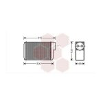 Radiateur chauffage pour skoda felicia version : de 1994 a 2001