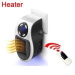 Radiateur electrique portable 500w, chauffage a distance, prise murale, pour la maison, chauffage a distance, ...