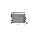 Radiateur essence pour kia ceed version 1. 6i cvvt boite automatique de 2012 a 2015