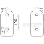Radiateur d'huile de bote automatique audi a3 de 08 / 2000 a 05 / 2003
