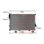 Radiateur moteur pour bmw serie 7 version : 728i / 728il (m52) / 735i / 735il (m62) et hd / 740i / 740il ...
