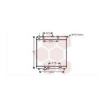 Radiateur moteur pour citroen c3 version : 1. 0 vti / 1. 2 vti / 1. 4 hdi de 2009 a 2015