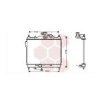 Radiateur moteur pour hyundai getz version : 1. 5 turbo diesel de 2003 a 2006