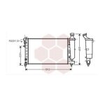 Radiateur moteur pour peugeot 106 version : 1. 4 - bayonet bottom hose de 2001 a 2003
