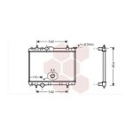 Radiateur moteur pour peugeot 206 version : 2. 0 - avec oilcooler exchange / 2. 0 de 1999 a 2006