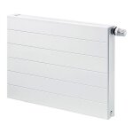 Radiateur panneau acier planar style 8 (2 lames + 1 range d'ailettes) - t21 - h: 600 mm - l: 800 mm ...