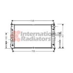 Radiateur, refroidissement du moteur chrysler 300 m de 08 / 2000 a 09 / 2004 Radiateur, refroidissement du moteur chrysler 300 m de 08 / 2000 a 09 / 2004