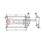 Radiateur, refroidissement du moteur fiat panda de 09 / 2003 a aujourd'hui