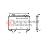 Radiateur, refroidissement du moteur ford ranger de 10 / 1999 a 04 / 2002