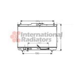 Radiateur, refroidissement du moteur hyundai santa f� i de 08 / 2001 a 03 / 2006