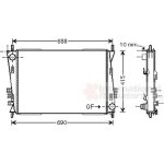 Radiateur, refroidissement du moteur jaguar x - type de 07 / 2003 a 11 / 2009