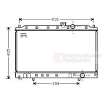 Radiateur, refroidissement du moteur mitsubishi colt iv de 02 / 1994 a 04 / 1996