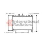 Radiateur, refroidissement du moteur rover 600 de 12 / 1994 a 02 / 1999