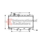 Radiateur, refroidissement du moteur subaru impreza a trois volumes de 12 / 2000 a aujourd'hui