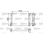 Radiateur de refroidissement valeo 883727