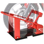 Rail de support universel pour moto - support b�quille moto - bloque roue 8 - 15, 5 cm - m�tal thermolaqu� ...