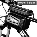 Rainproof frame front top tube cycling phone case bag up to 6. 5inch touchscreen, model 4 noir
