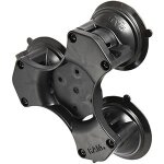 Ram mount triple suction cup base w / amps hole pattern w / o ball
