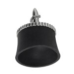 Ramasse - balles de golf en caoutchouc noir avec ventouse pour putter