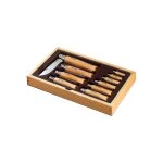 Ramasse monnaie 10 couteaux pliants en htre et lame inox tailles assorties opinel - 1314 - inox - lame ...