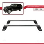 Compatible avec range rover vogue (l322) 2002 - 2012 ace - 3 barres de toit railing porte - bagages de ...