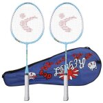 Raquette de badminton pour enfants - omabeta - alliage daluminium - bleu Raquette de badminton pour enfants - omabeta - alliage daluminium - bleu