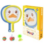 Raquette de badminton pour enfants en plastique pour sport en plein air tennis training paddle glowing ...