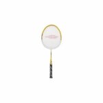 Raquette de badminton enfant softee b 600 - jaune / blanc - tu