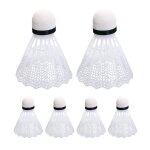 Raquette de badminton en mousse transparente, rotule en plastique, fournitures de badminton durables ... Raquette de badminton en mousse transparente, rotule en plastique, fournitures de badminton durables ...